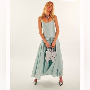 Hutch Sky Blue Sleeveless Maxi Dress